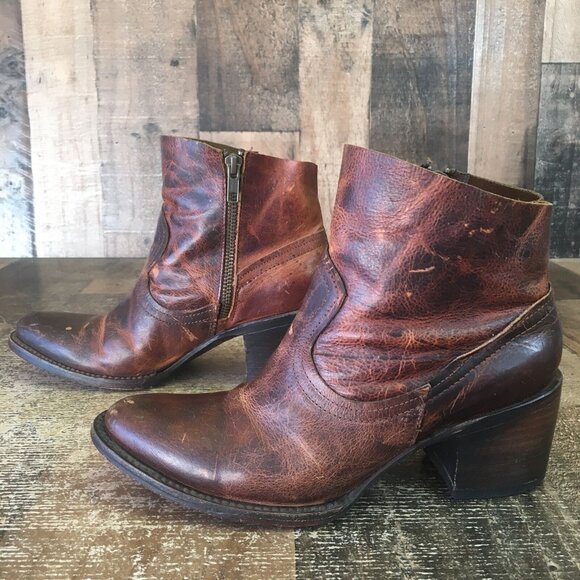 Freebird by Steven Salt Side Zip Ankle Boots Booties Womens 6 - Picture 11 of 12